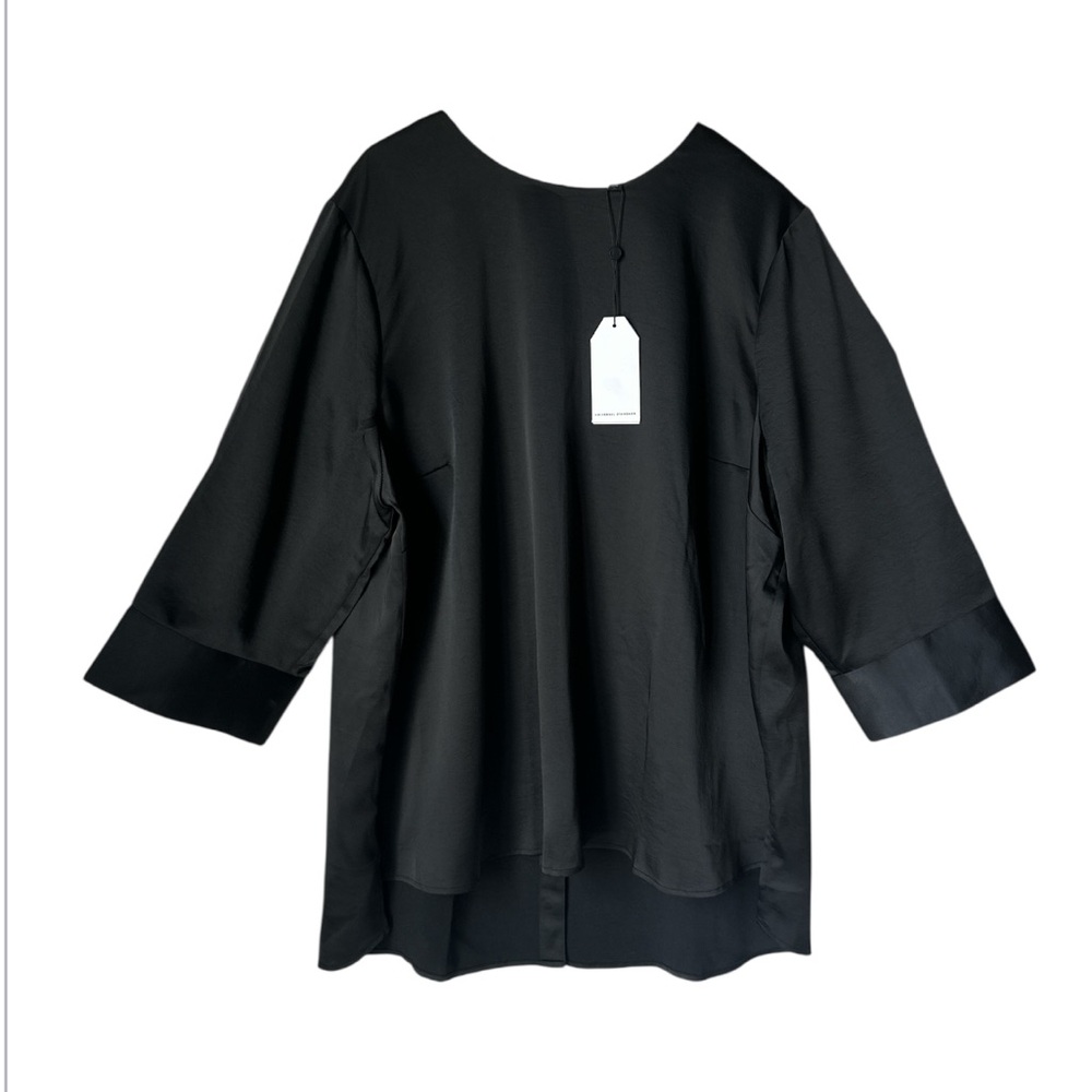 NWT Universal Standard Elegant Black Women's Top size M